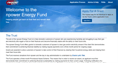 Desktop Screenshot of npowerenergyfund.com