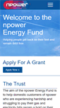 Mobile Screenshot of npowerenergyfund.com